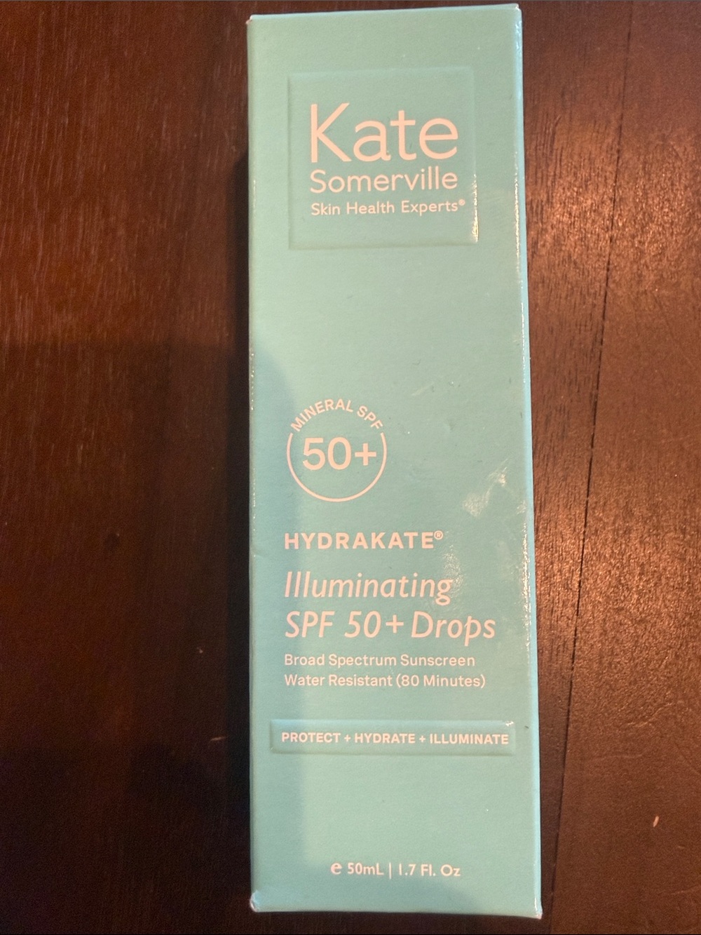 Kate Somerville Hydrakate Illuminating SPF 50+ Drops -brand new
